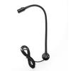DC5V USB L40cm long gooseneck CNC Machine Light with Switch Black Silver 4000K LED Bedside Reading Lamp for Working Repairing