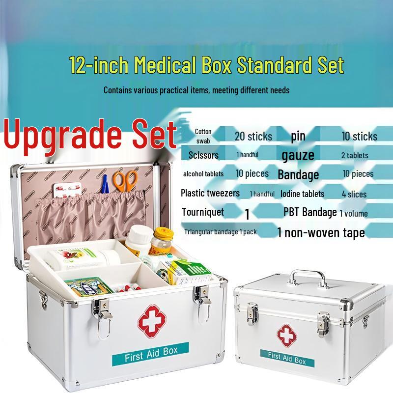 Jinlongxing Aluminum Alloy Multi-Layer First Aid Kit