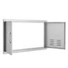 VEVOR BBQ Access Door, 914x534 Mm Double Outdoor Kitchen Door, Stainless Steel Flush Mount Door, Wall Vertical Door with Handles and Vents