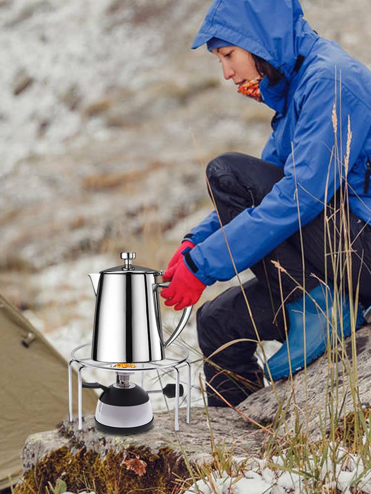 Butane Mini Burner for Tabletop Siphon Syphon Refillable Cooking Stove Butane Gas Burner for Picnic Camping Travel