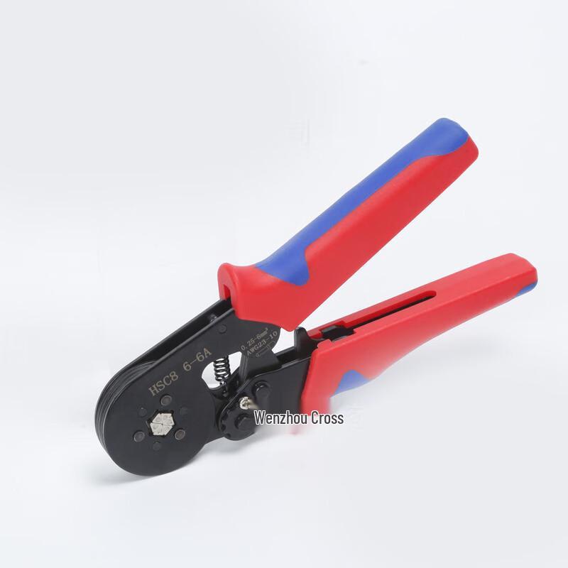 Tube Terminal Hex Crimping Plier Set CN plug (adapter included)