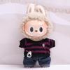 For 15-17cm Labubu Doll Clothes Fashion Clothes Hoodies Doll Clothes Color Match Hoodies Dolls Accessories Cute Decoration Little Cloths