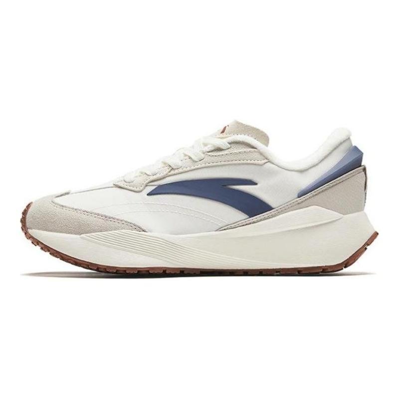 Anta Men Crystal Sugar Fleece Lined Low Top Casual Shoes Ivory White 912328856-6 42