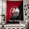 Arazzo da Appendere alla Parete con Nome e Testo Personalizzati, Arazzo Decorativo SC Freiburg FC per Camera da Letto