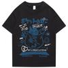 Hip Hop TShirt Unisex Streetwear Japanese Kanji Funny Cat Printed T Shirt 2026 Unisex Harajuku Cotton Casual Short Sleeve Tshirt Tops