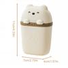 Portasapone Portatile Design Compatto Orsetto Cartone Animato Portasapone Impermeabile Viaggio Scatola di Stoccaggio Sigillata Portasapone Drenante