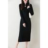 Women's Cashmere Dress Qinghe Cashmere 30% Cashmere 70% Wool Autumn and Winter Cashmere Skirt Soft and Warm