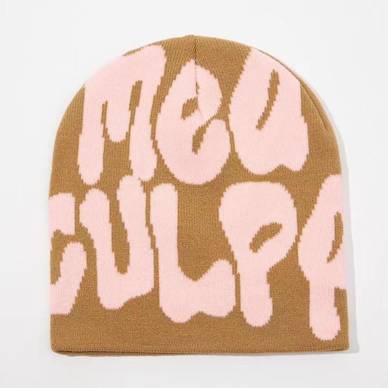High Quality Head Wear Skull Caps for Men Women Patch Logo Soft Ski Knit Thick Skull Cap Winter Hats Warm Cuffed Beanie