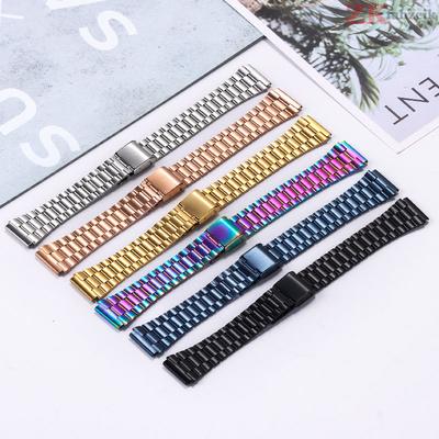 18mm Strap for F-91W Gold Stainless Steel Watchband for F84/105/108 for AE1200/1300 Steel Wrist Bracelet Watch Accessories
