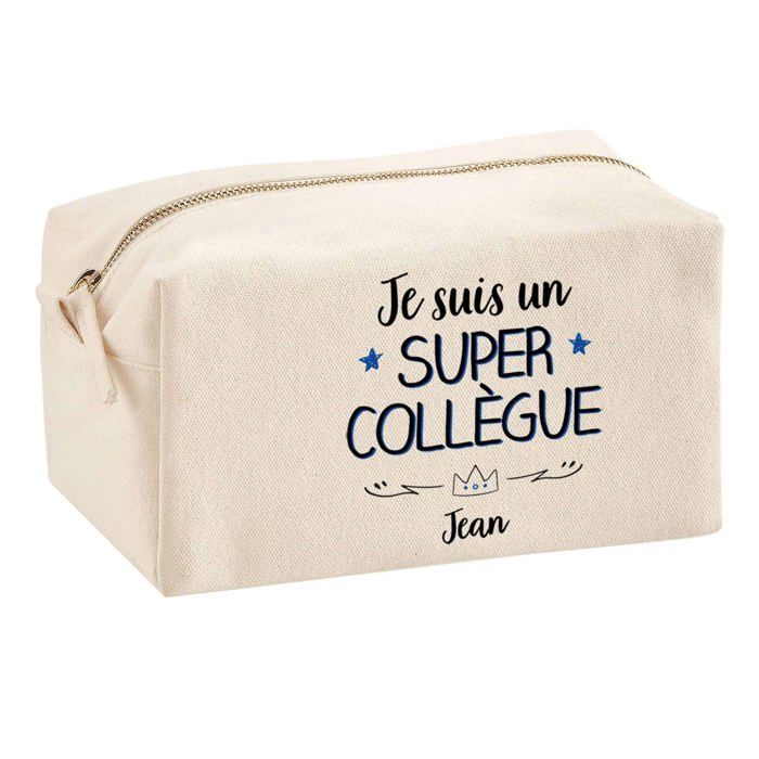 Multifunction Pouch Jean Super Colleague Birthday Christmas Gift Original Personalized Idea | School Pouch Office Supplies