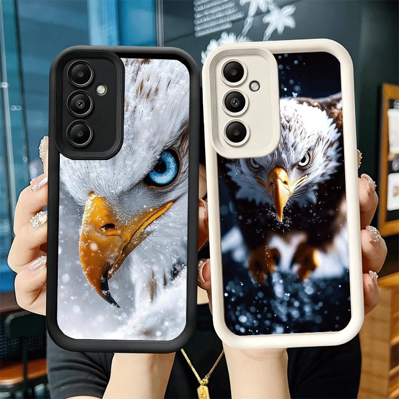 Phone Case for Samsung Galaxy A17 A16 A15 A14 A13 Bald Eagle Cool A56 A36 A26 A55 A35 A25 A54 A34 A24 A53 A33 A23 A07 A06