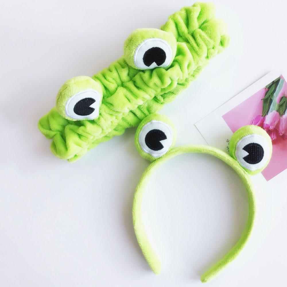 Creative Funny Hair Accessories Wide-brimmed Frog Elastic Hair Hoop Headband Headwear