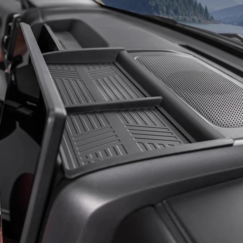 Car Dashboard Screen Rear Storage Box For GWM Haval H9 2th 2024-2025 Storage Box Decorative Interior Modification Accessories