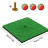 PGM Golf Hitting Mat Artificial Turf Golf Hitting Training Aids Golf Tees Golf For Practice 5