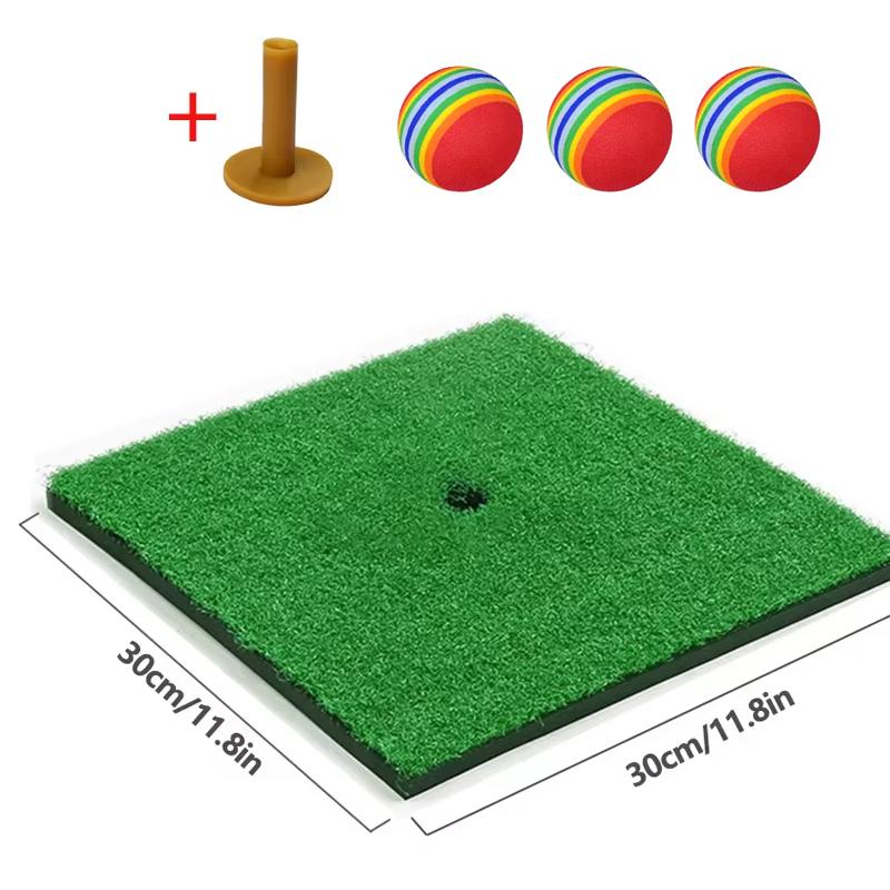 PGM Golf Hitting Mat Artificial Turf Golf Hitting Training Aids Golf Tees Golf For Practice 5