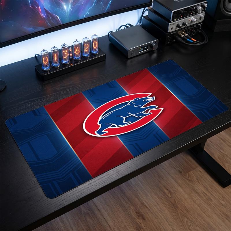 Chicago Cubs Pattern Mousepad Anti?Slip Rubber Desk Pad For Gaming Working Desktop Decoration