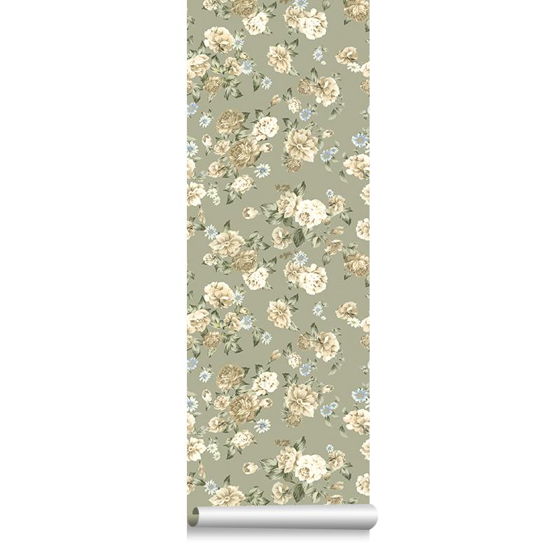 Frische Blume Selbstklebende Tapete Wohnzimmer Schlafzimmer Küche Wandrenovierung Heimdekor Aufkleber Möbel Makeover Aufkleber