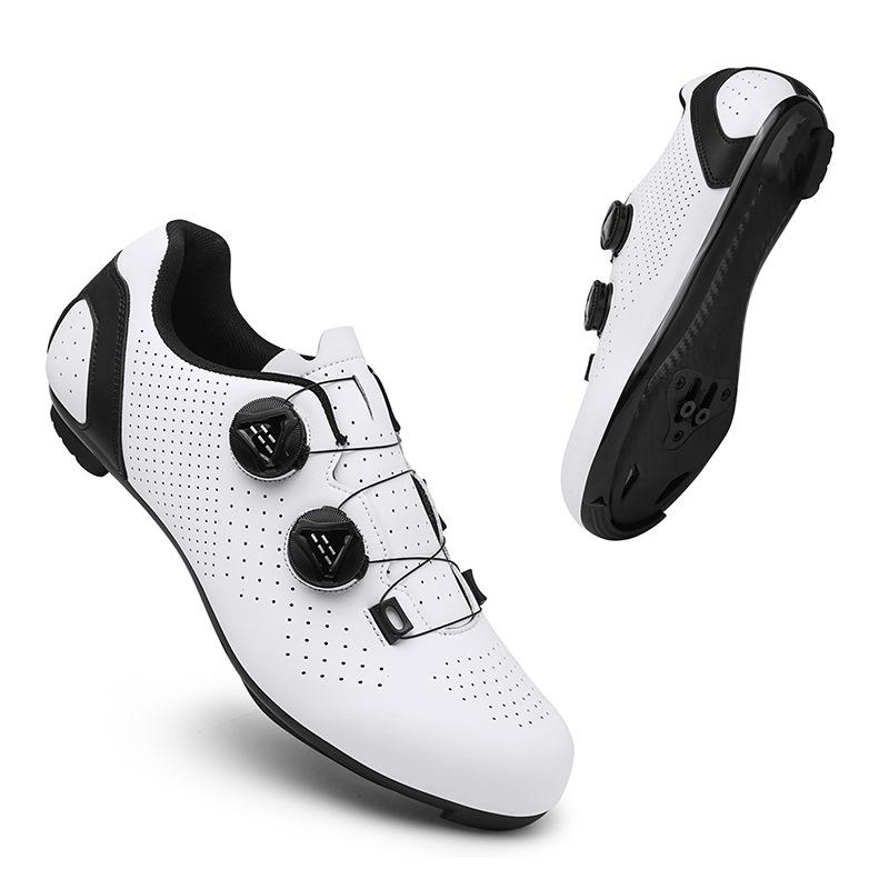 New Unlocked Cycling Shoes Men's Road Bike Lock Shoes Breathable Bicycle Shoes Non-locked Mountain Cycling Shoes Spot