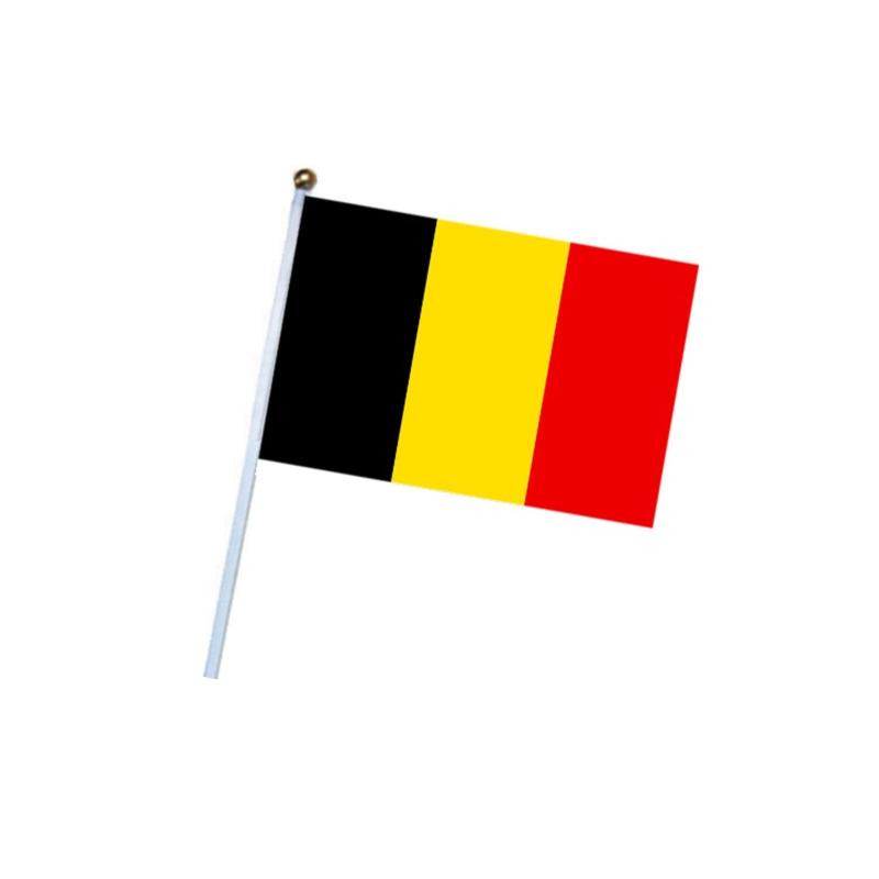 50Pieces Hand Flag for Soccer & Football Fans Cheering Swing Flag Party Events Celebration National Flag Signal for Bann
