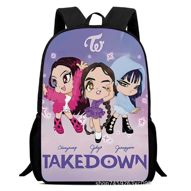 Kpop Witch Hunter Group Schoolbag High Definition Printing Casual Light Backpack Primary School