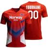 Camiseta personalizada estilo fanático de la Copa de Noruega 2026 para niños, jóvenes, hombres y mujeres
