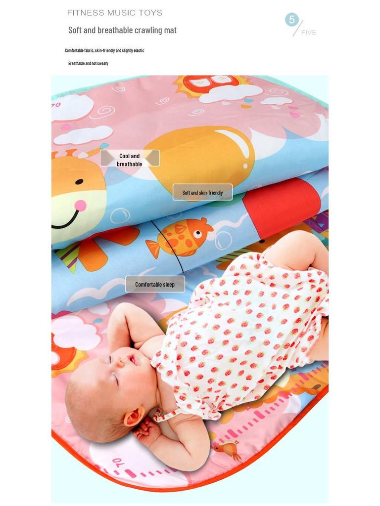 Southeast Asia Baby Educational Music Foot Piano Gym for Newborns