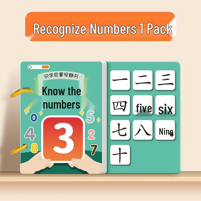 Preschool Quiet Book: Early Education Tool for Character Recognition & Cognitive Skills