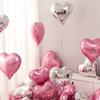 10pcs 10/18inch Heart Shape Foil Balloons Wedding Birthday Propose Marriage Party Decorations Aluminum Foil Air Balls Globos