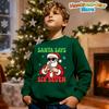 Kinder Herbst Winter Oberteil Weicher Rundhals Hoodie Santa Spruch 6 7 Einzigartig Lässig Feiertagsparty Pullover Sweatshirt Kinderkleidung