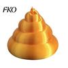 Funny Poop Gift Magnetic Golden Ornament, 3D Printed Table Decoration, Decor Prank Figurine, Gag for Friends Party Decoration