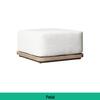 Rainproof Teak Outdoor Sofa – Solid Wood Garden, Courtyard, Balcony & Hotel Furniture