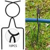 10Pcs Garden Hose Guide Stakes Rustproof Decorative Heavy Duty Guides Holder for Flower Bed