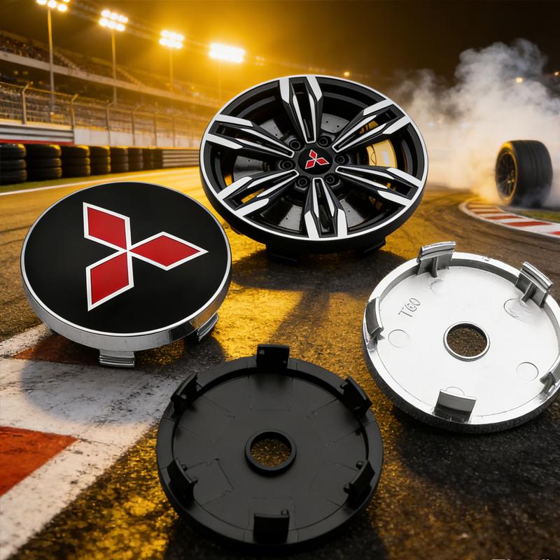 4pcs 56mm 60mm Car Wheel Center Caps Hub Car Rims Cover Hubcap For Mitsubishi 9 X ASX L200 Colt Outlander Pajero Lancer Eclipse