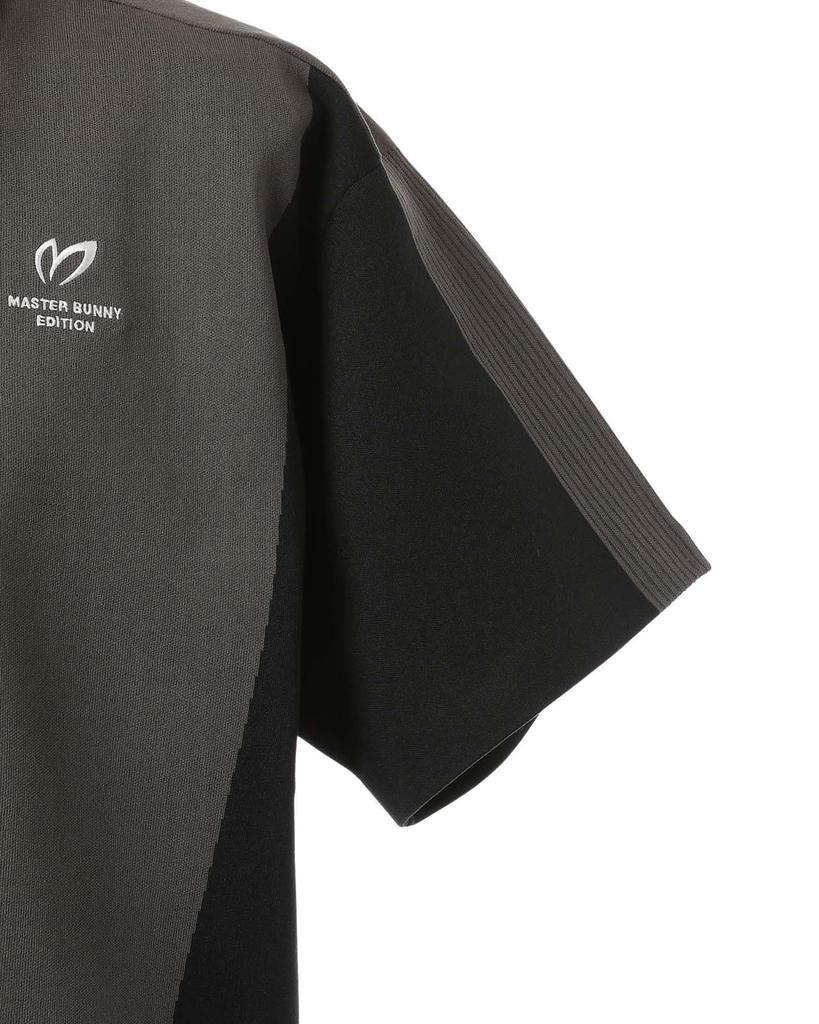 Master Bunny Short Sleeve Polo Shirt Golf x Charcoal Size 4 Men's (Wholegarment) / / 758-5160203 010_Black [M]
