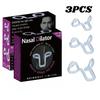 3 Tailles Clip Nasal Élastique en Silicone Dispositif Anti-Ronflement Dilatateur Nasal pour une Meilleure Circulation de l'Air et un Meilleur Sommeil Fournitures Anti-Ronflement
