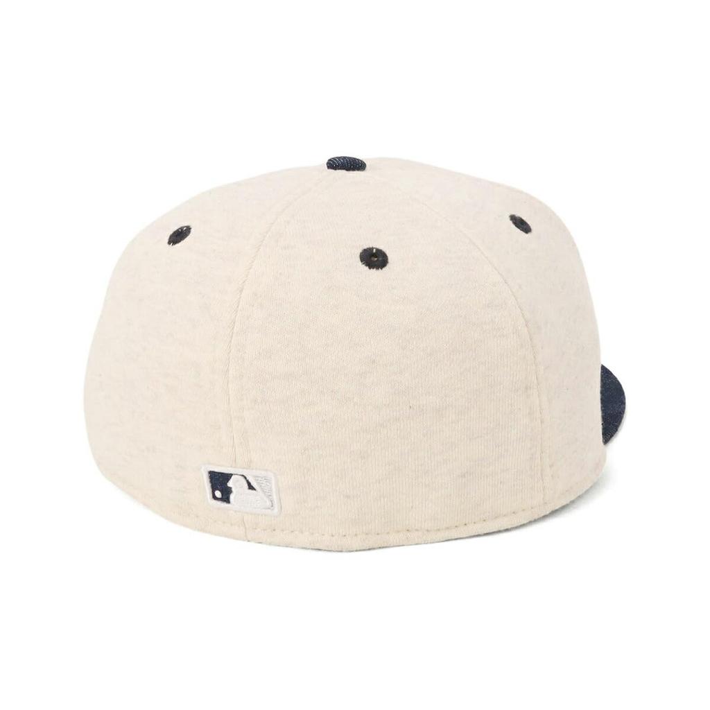 New Era 59FIFTY MLB NY Size 7 5950 OATMEAL NEYYAN OAT NER36C1460 Two-Tone Oatmeal/Navy Cap, 3/4, IND, 14388837,