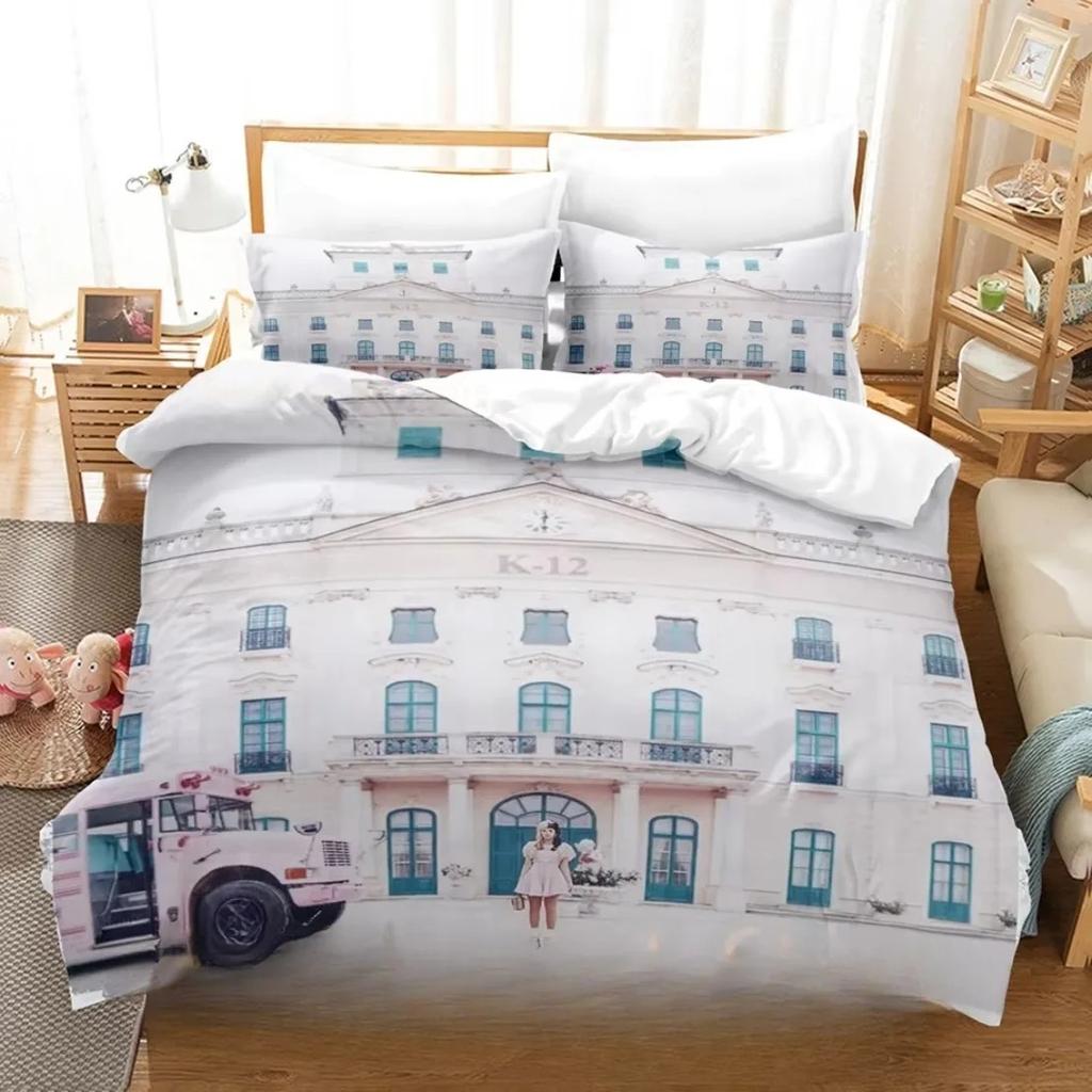 Singers M-Melanie Martinez Beding Set Pilowcase 3D Print Dolhouse album Soft Duvet Cover Young Boys Young Girls Adult Peoples Gifts