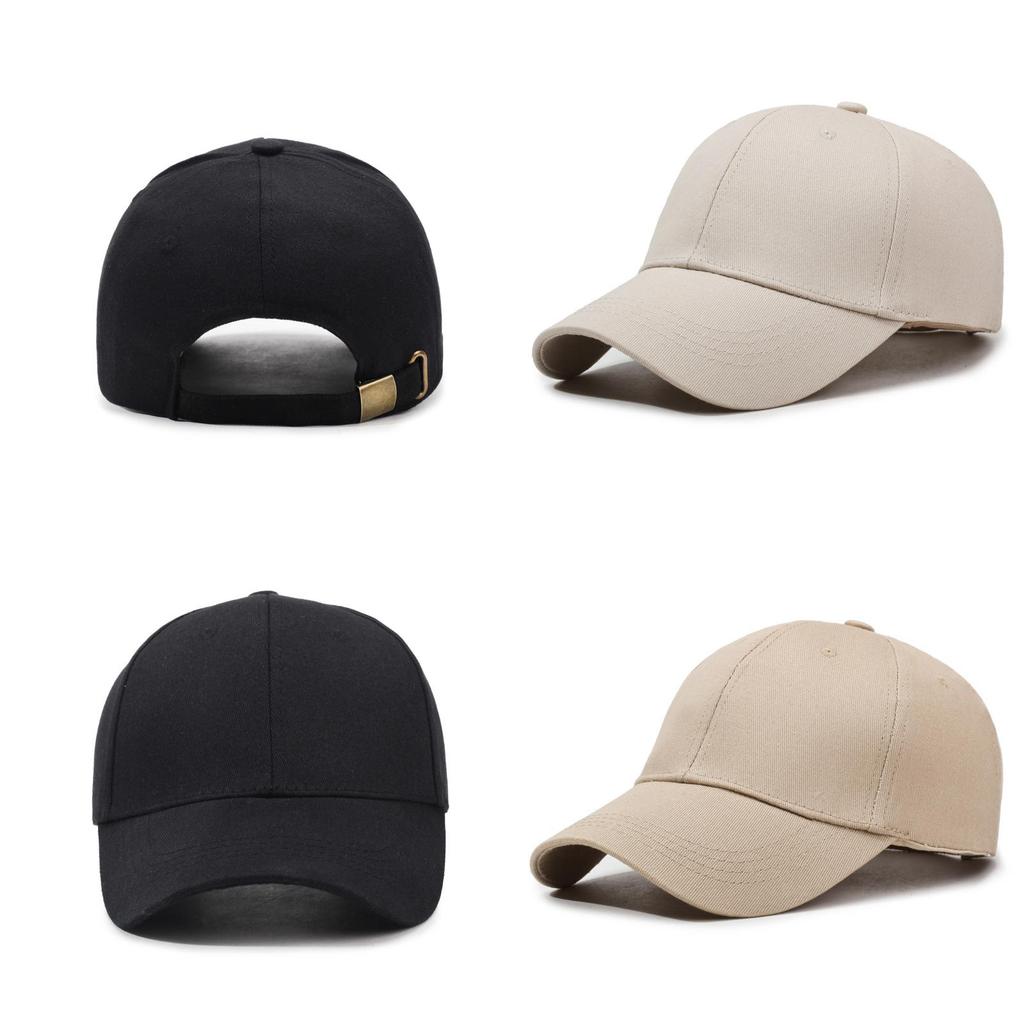 Cotton Baseball Cap For Men Women With Adjustable Strap Sunshade Outdoor Casual