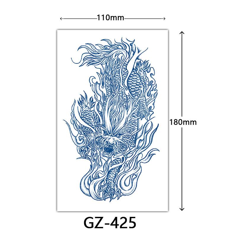 Autocolante Tatuaj Herbal, Autocolante Tatuaj cu Suc, Autocolante Tatuaj Semi-Permanent cu Litere Englezești Tatuaj