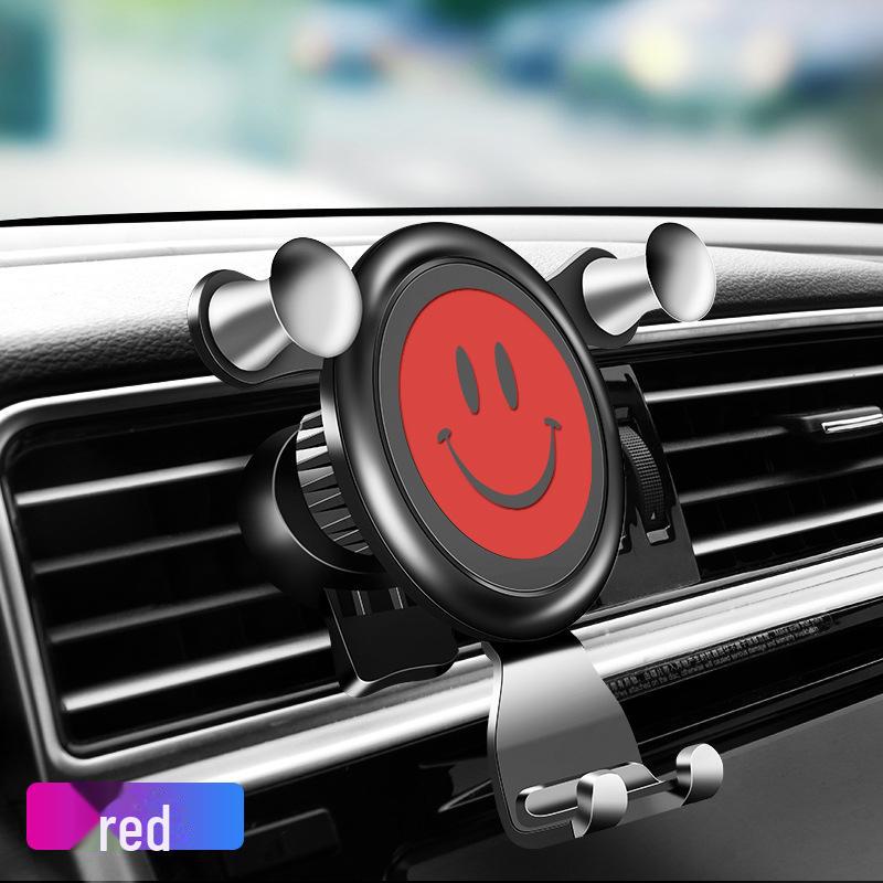 Uniwersalny uchwyt samochodowy na telefon z wylotem powietrza o konstrukcji grawitacyjnej do nawigacji i telefonów komórkowych