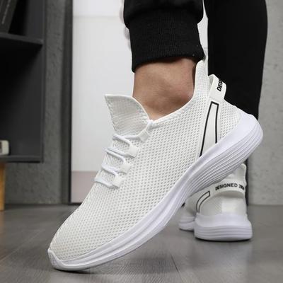New High Quality Summer Men Sneakers Fashion Comfortable Non-slip Mesh Shoe Soft Breathable Wear-resistant Sport Sneaker