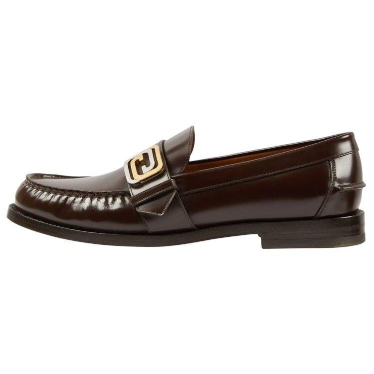 Gucci Gg Buckle Loafer 'Night Cocoa' 723631 17X00 2106