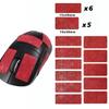 Leather Texture Universal Mouse Sticker Cut-Free Design Wear-Resistant Anti-Skid Mouse Sticker Sweat-Proof DIY Mouse Grip Tape