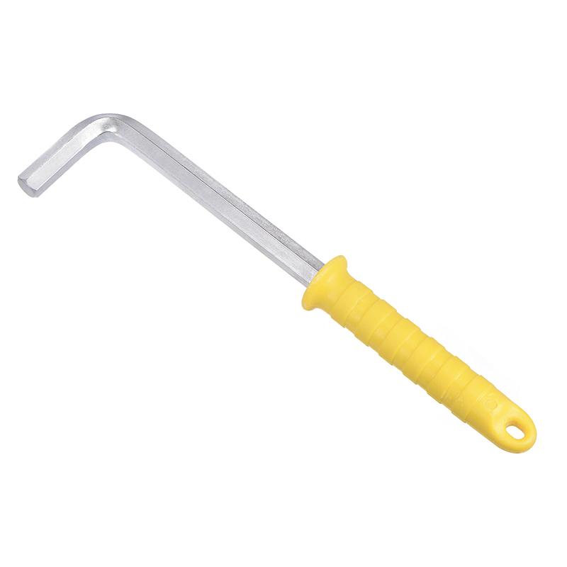 12mm 14mm L Shaped Long Arm Hex Key Wrench Allen Key Wrench CR-V Repairing Tool with Plastic Handle Hand Tools