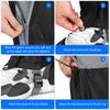Lixada One Pair of Gaiters Outdoor Unisex Zippered Closure Wear and Water Resistant Cloth Gaiters Leggings Cover for