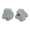 2pcs Sun Visor Retainer Clips 88217S01A01ZA Interior Sun Visor Hook Replacement for Element 2003 2005 Gray