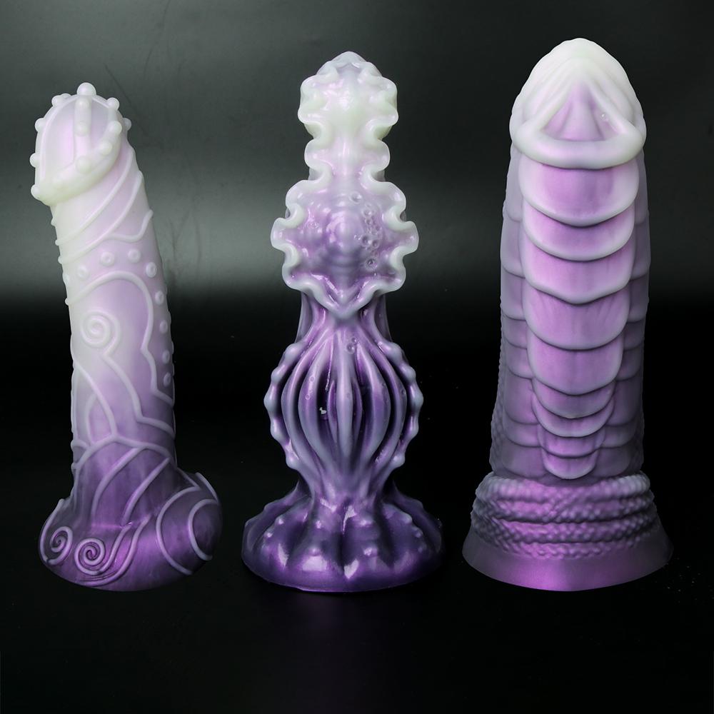 Big Monster Dildo with Raised Points Anal Plug Adult Female Sex Toy Vagina Clitoral Strong Stimulator Couple Tight Anus Massager