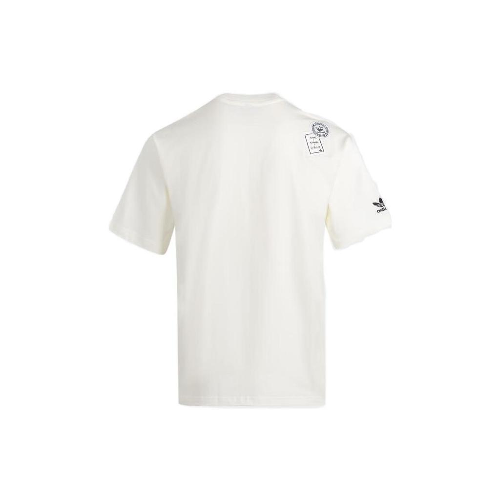 Adidas Originals Trefoil Collab Comic Portrait Print Short-Sleeve T-shirt Unisex Tops White IK4308