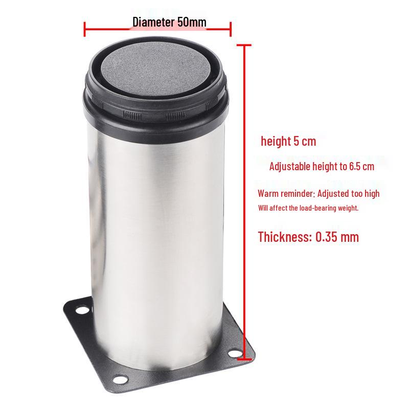 Регулируемые ножки-опоры для мебели из нержавеющей стали для шкафов, кроватей, журнальных столиков