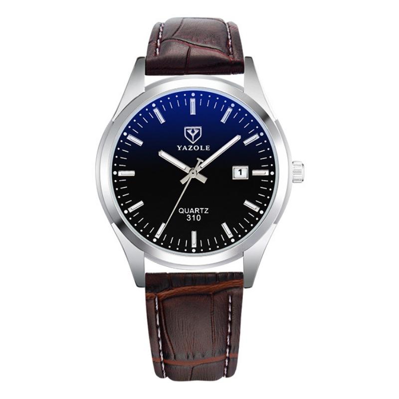 Top Brand New Men's Fashion Quartz Watch Men's Luminous Calendar Business Watch